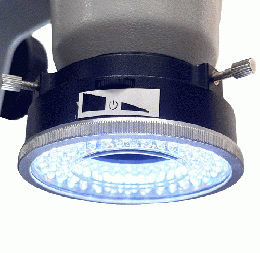 実体顕微鏡用偏光板付きLED照明